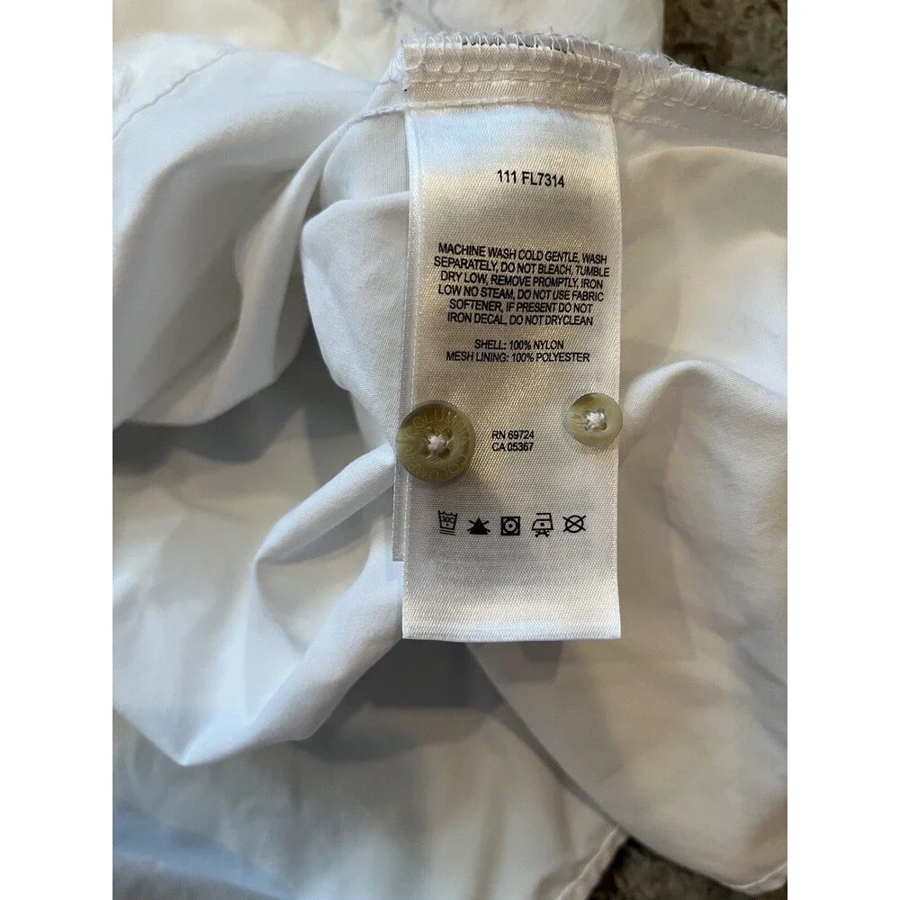 Columbia Youth?  White Performance Fishing Gear  PFG Vented Long Sleeve - READ - Picture 4 of 8